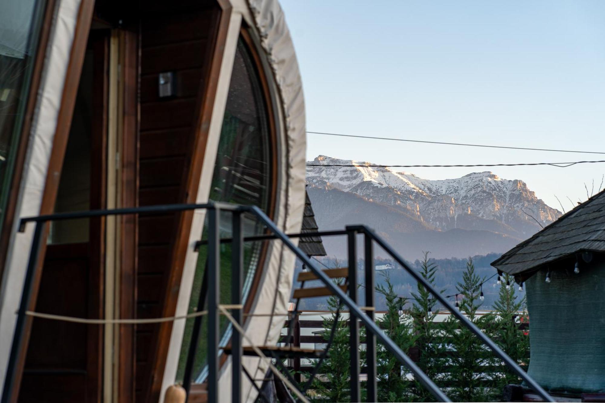 Glamp In Style Pods Resort Bran  Exteriör bild
